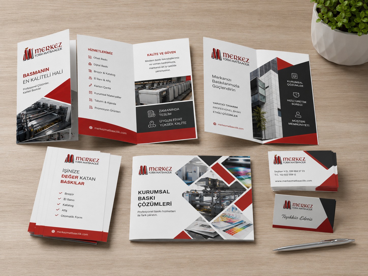 Katalog, menü ve çok sayfalı baskı ürünleri